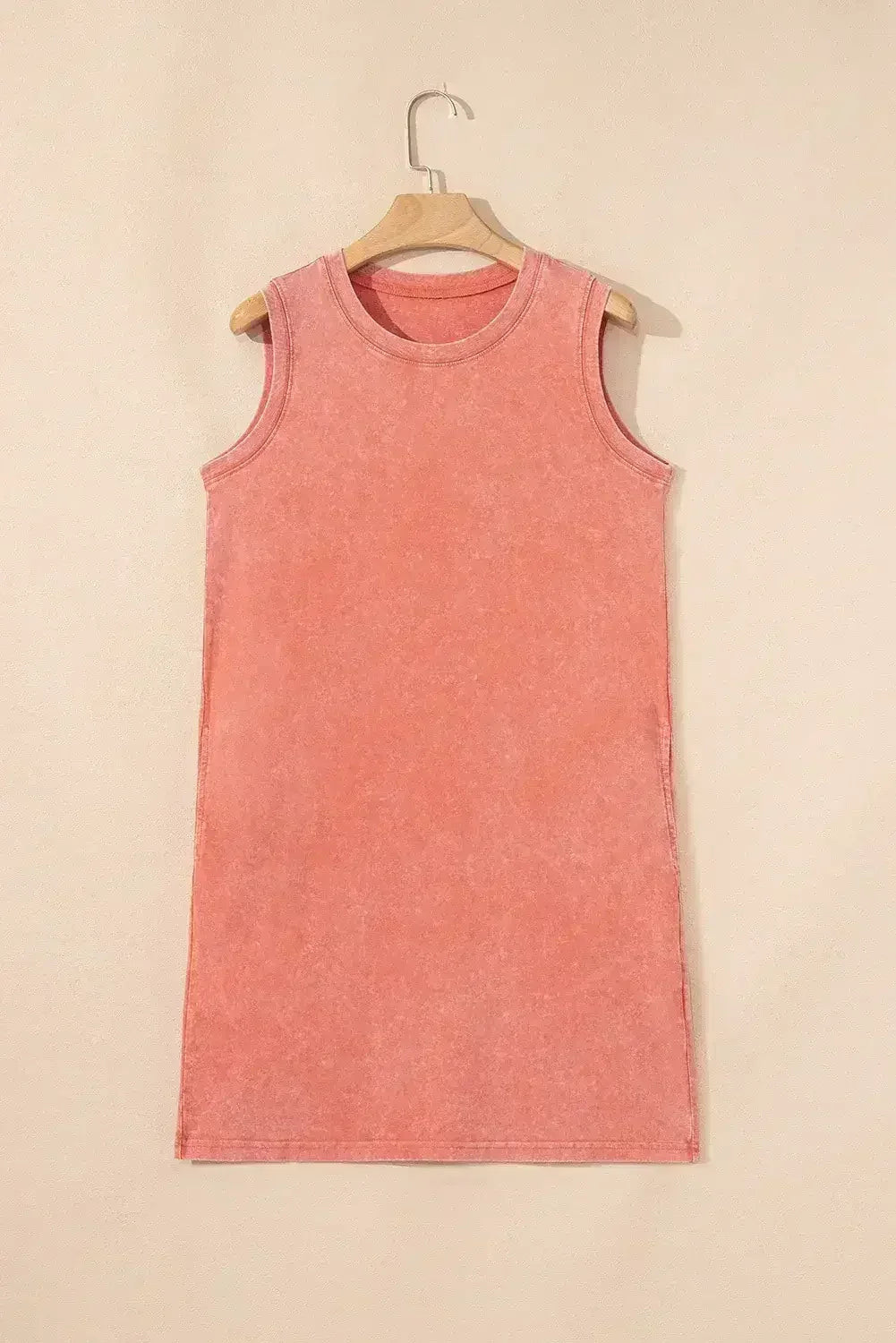 Mini-robe débardeur Beau Blue Mineral Wash à poches