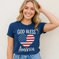 T-shirt « God Bless America » – Tee-shirt patriotique USA