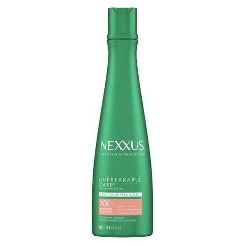 Après-shampooing Épaississant Nexxus Unbreakable Care au Kératine, Collagène, Biotine pour Cheveux Fins et Clairsemés 400 ml