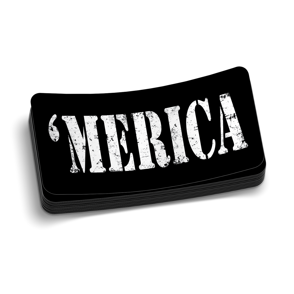 Autocollant de casque de chantier « Merica »