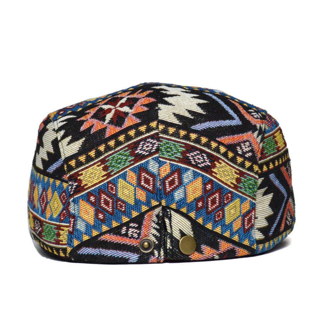 Béret rétro pour femme – Béret ethnique chic style britannique