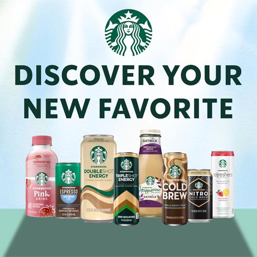 Starbucks Iced Energy, Limonade aux Myrtilles, Boisson Énergisante Pétillante, 355 ml