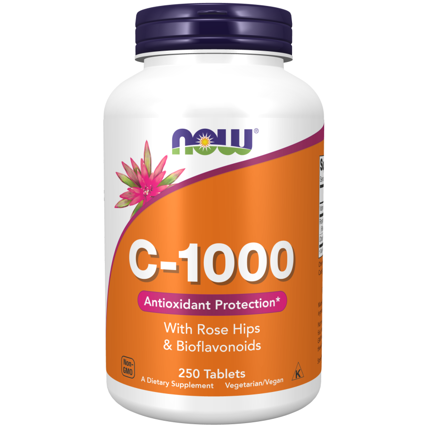 Now Foods Vitamine C-1000 250 Comprimés - 0687