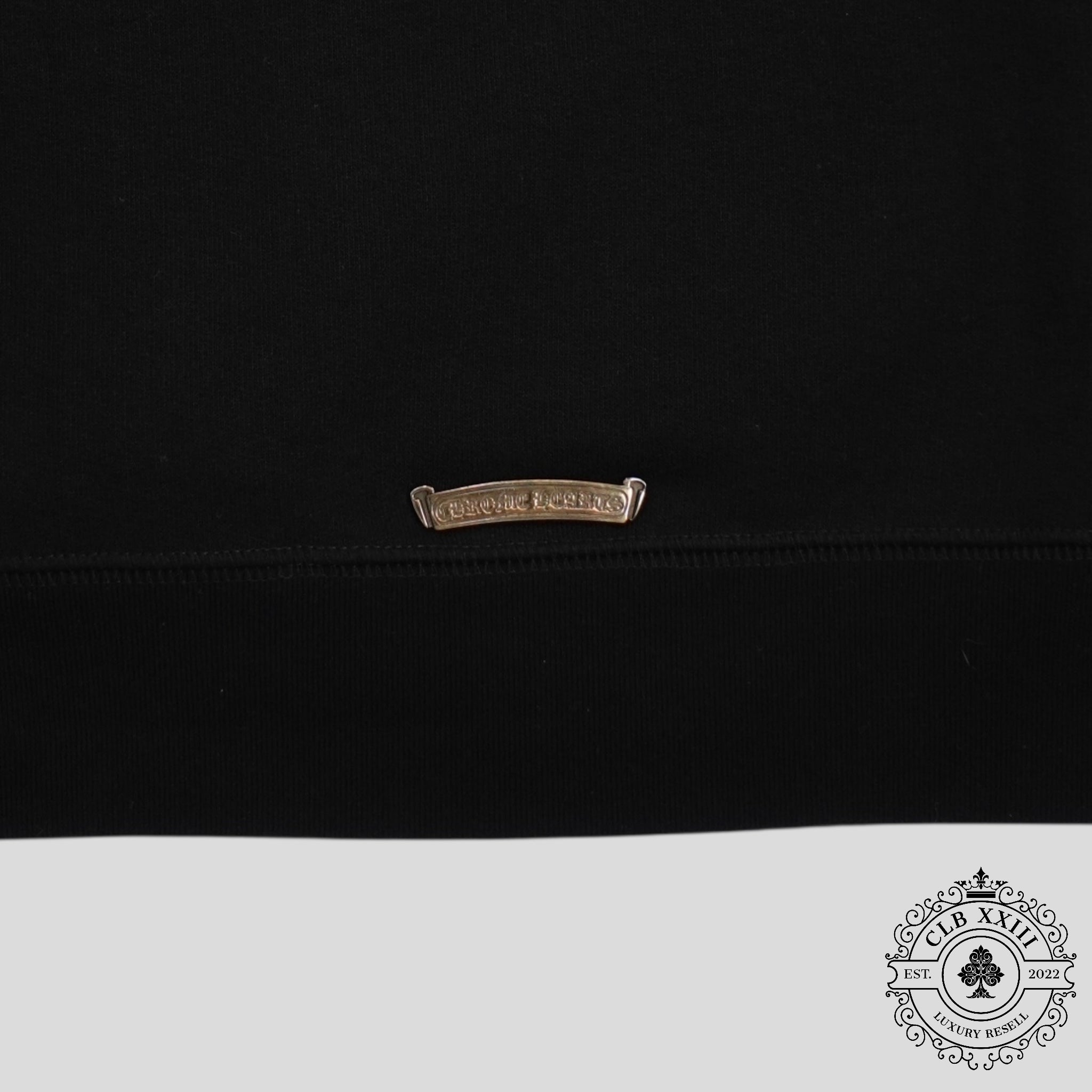 Polaire zippée Chrome Hearts CH brodée noire