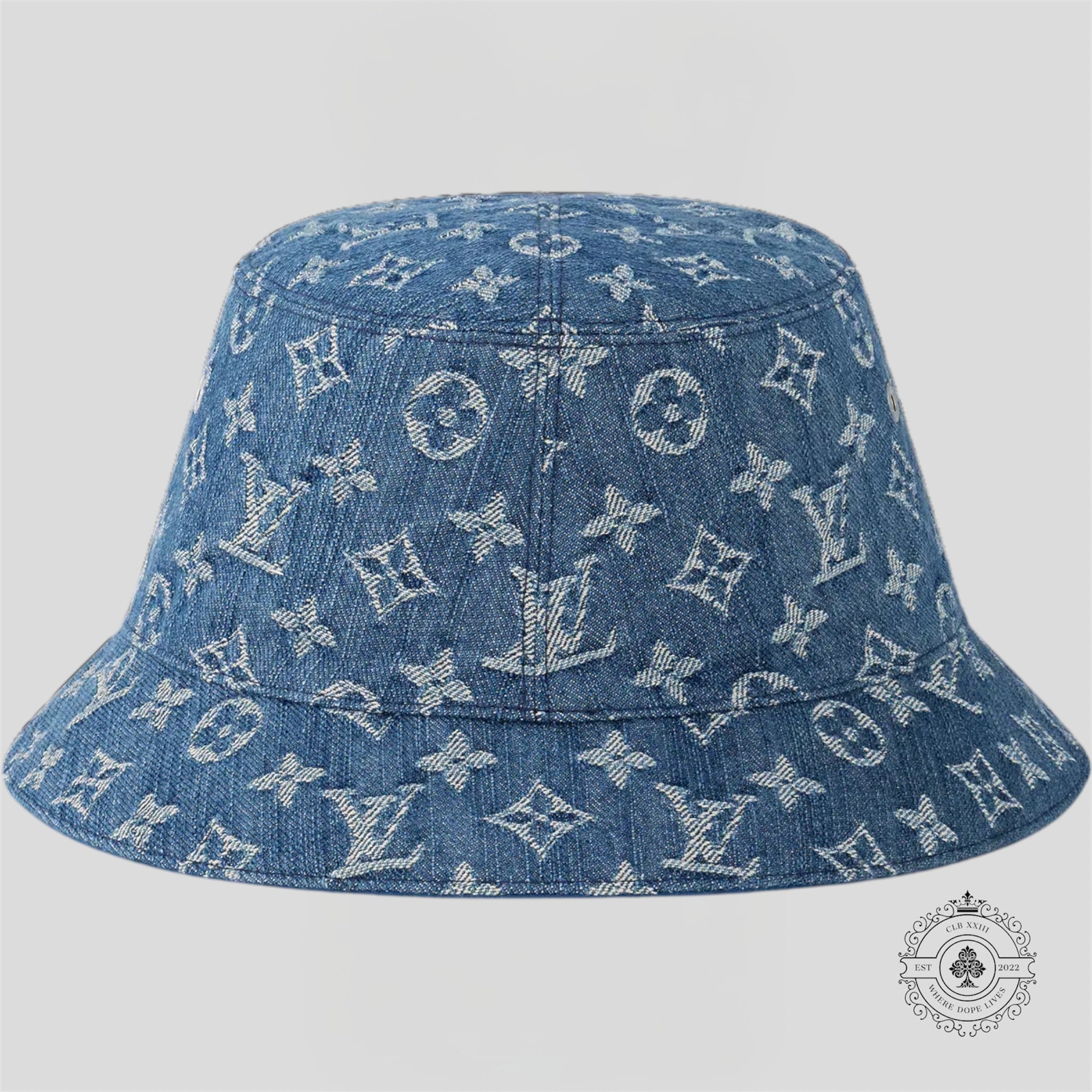 Bob réversible Louis Vuitton en denim Monogram