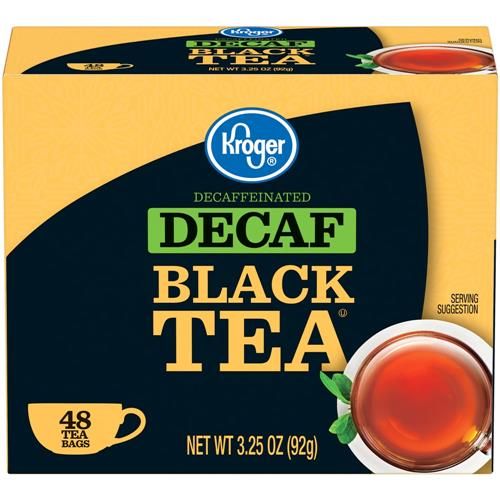 Kroger Sachets de thé noir décaféiné 48 unités