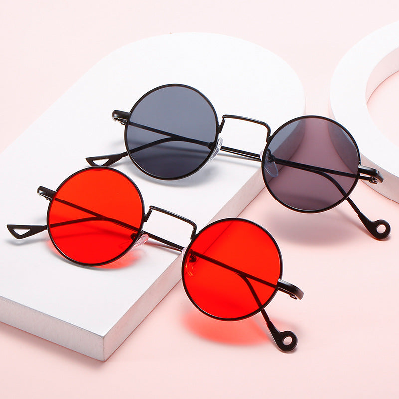 Lunettes de soleil Steampunk – Verres ronds rétro gothiques