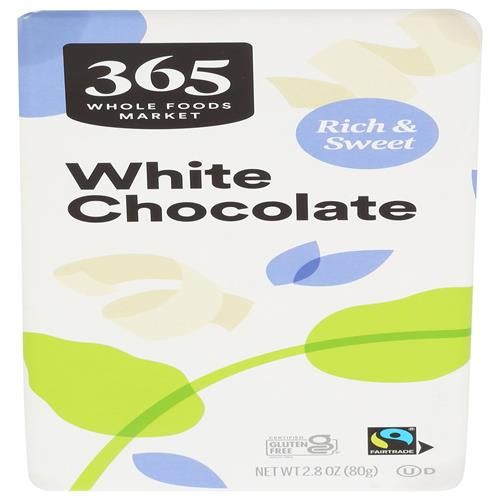 Tablette de chocolat blanc Whole Foods Market, 80 g