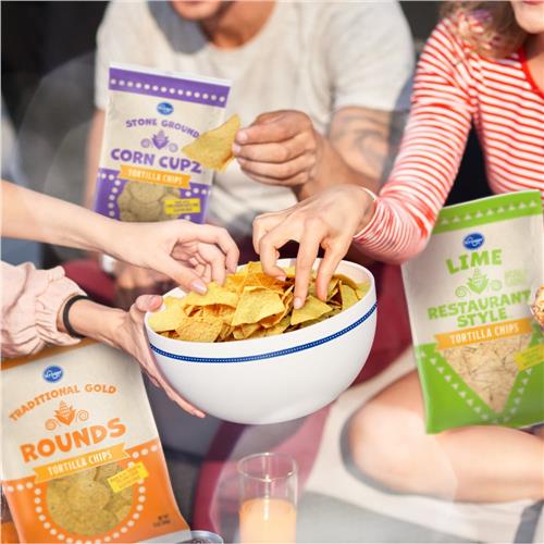 Kroger White Corn Restaurant Style Tortilla Chips 13 oz