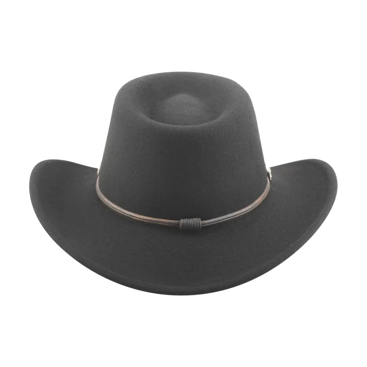 Puits à Souhaits Bullhide - Chapeau Outback en Feutre de Laine