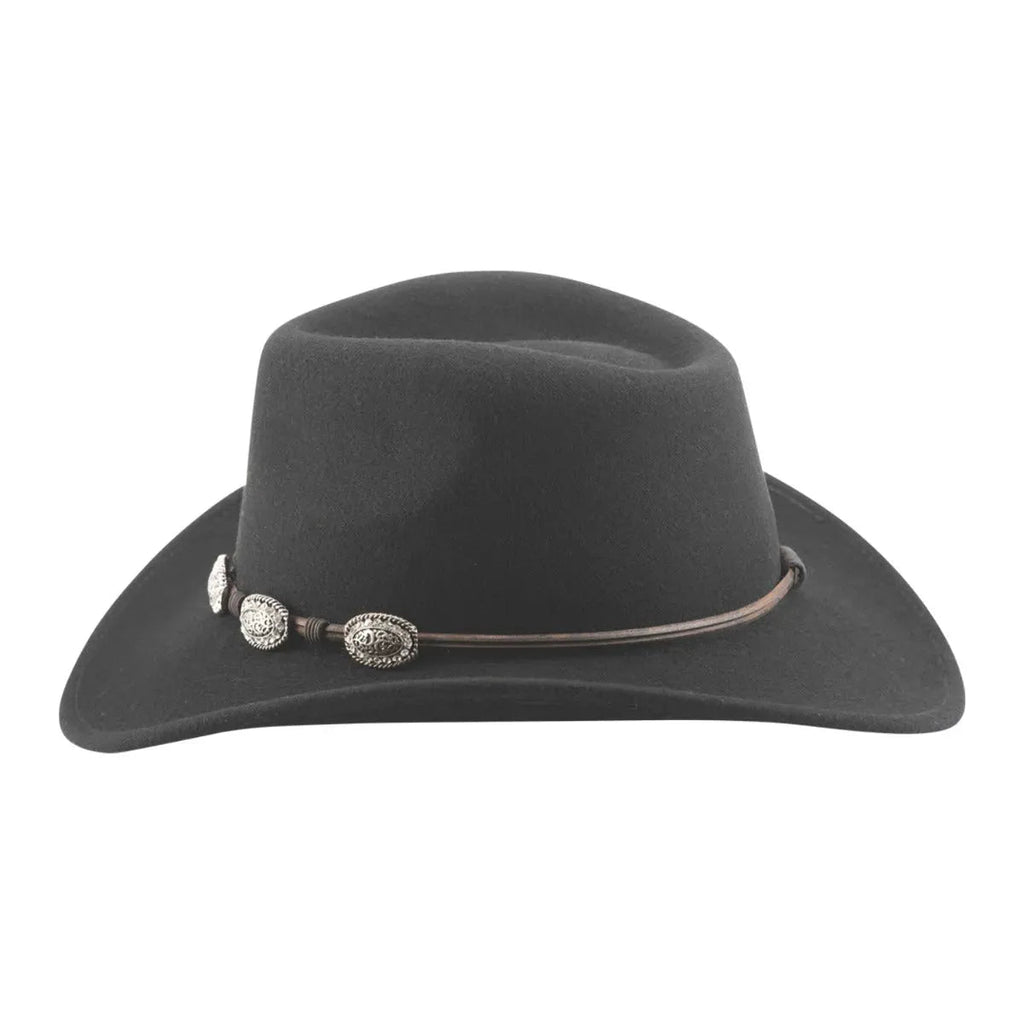 Puits à Souhaits Bullhide - Chapeau Outback en Feutre de Laine