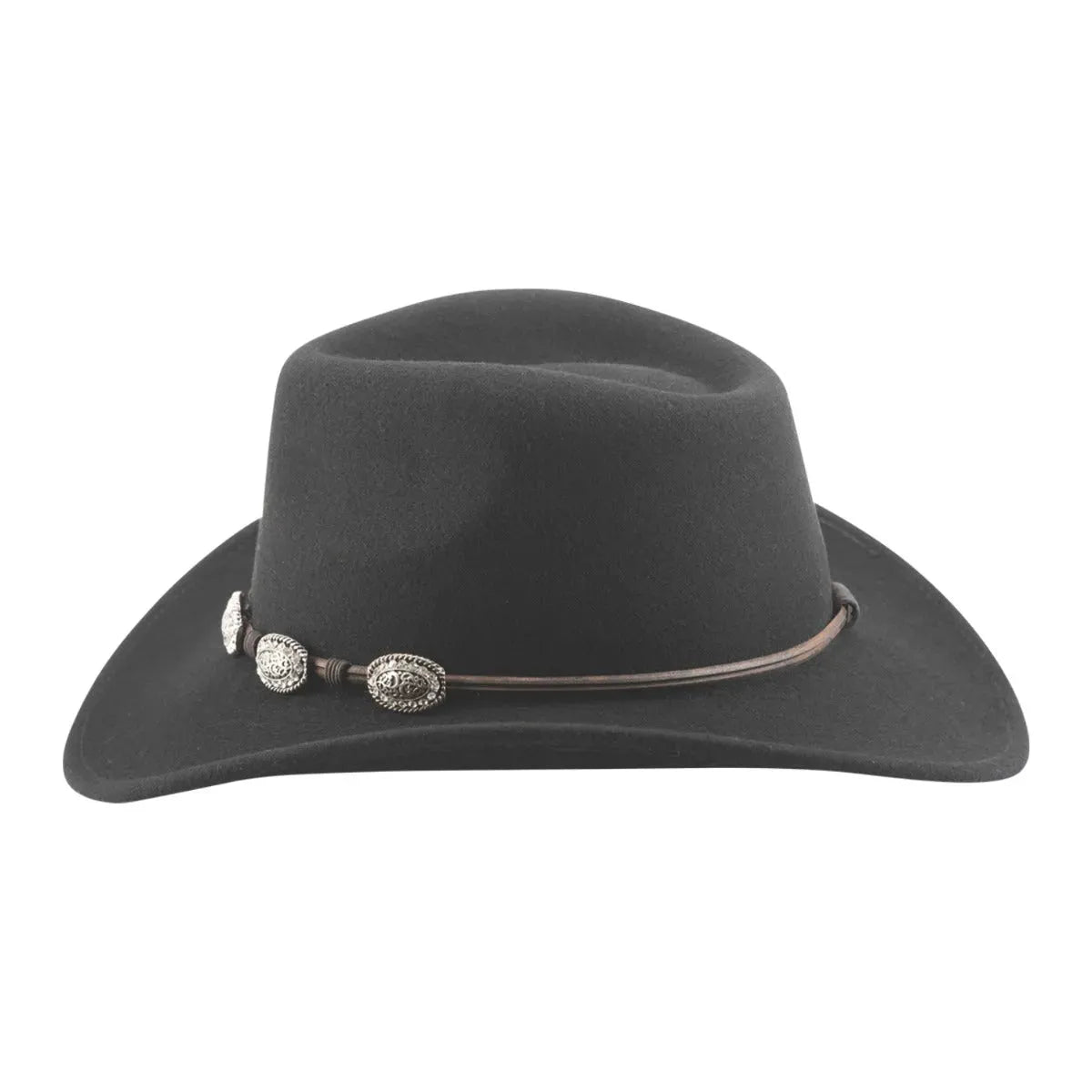 Puits à Souhaits Bullhide - Chapeau Outback en Feutre de Laine