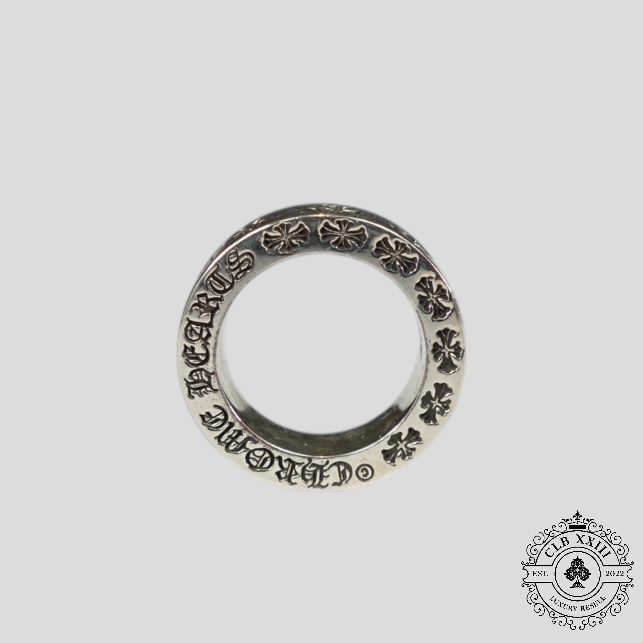 Bague Chrome Hearts CH Forever en Argent