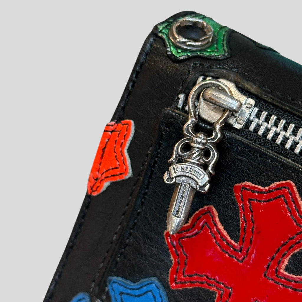 Portefeuille Chrome Hearts Cross Patch Wave