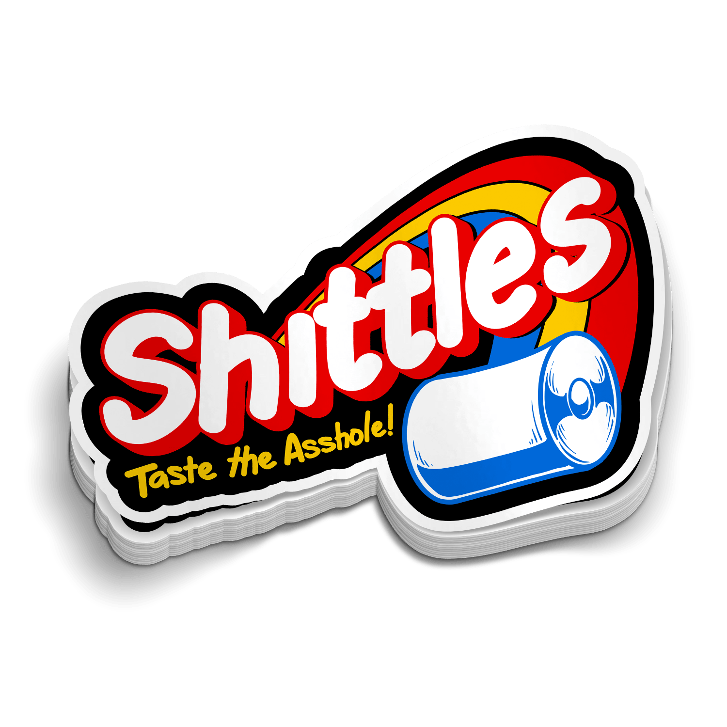 Autocollant de casque de sécurité Shittles