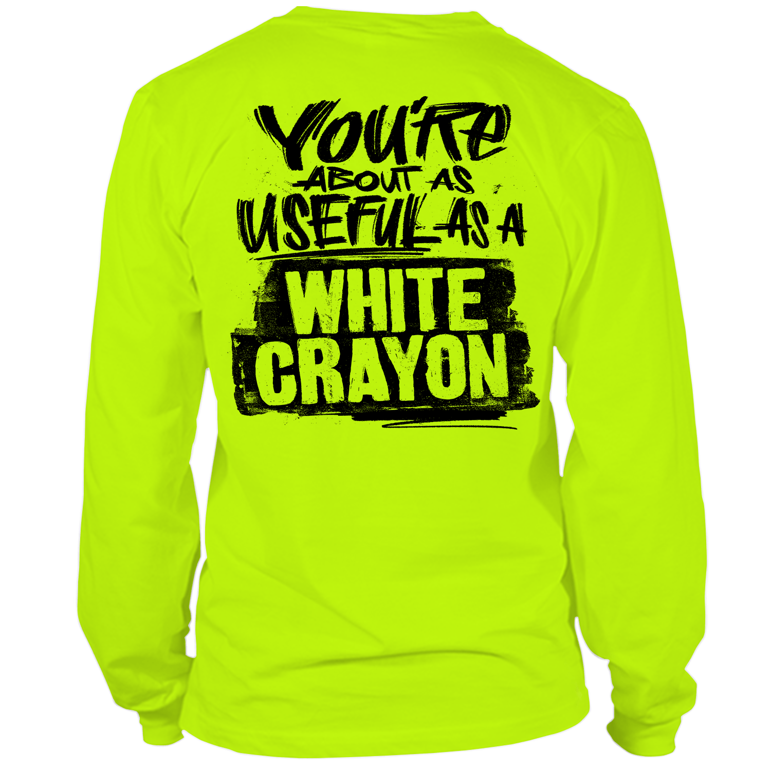 White Crayon - T-shirt haute visibilité à manches longues