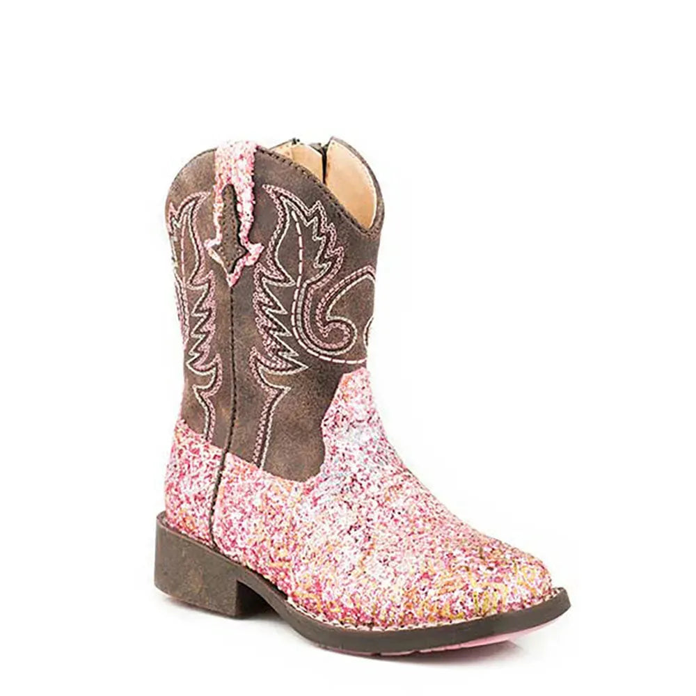Bottes de cow-girl Roper Glitter Aztec - Tout-petit