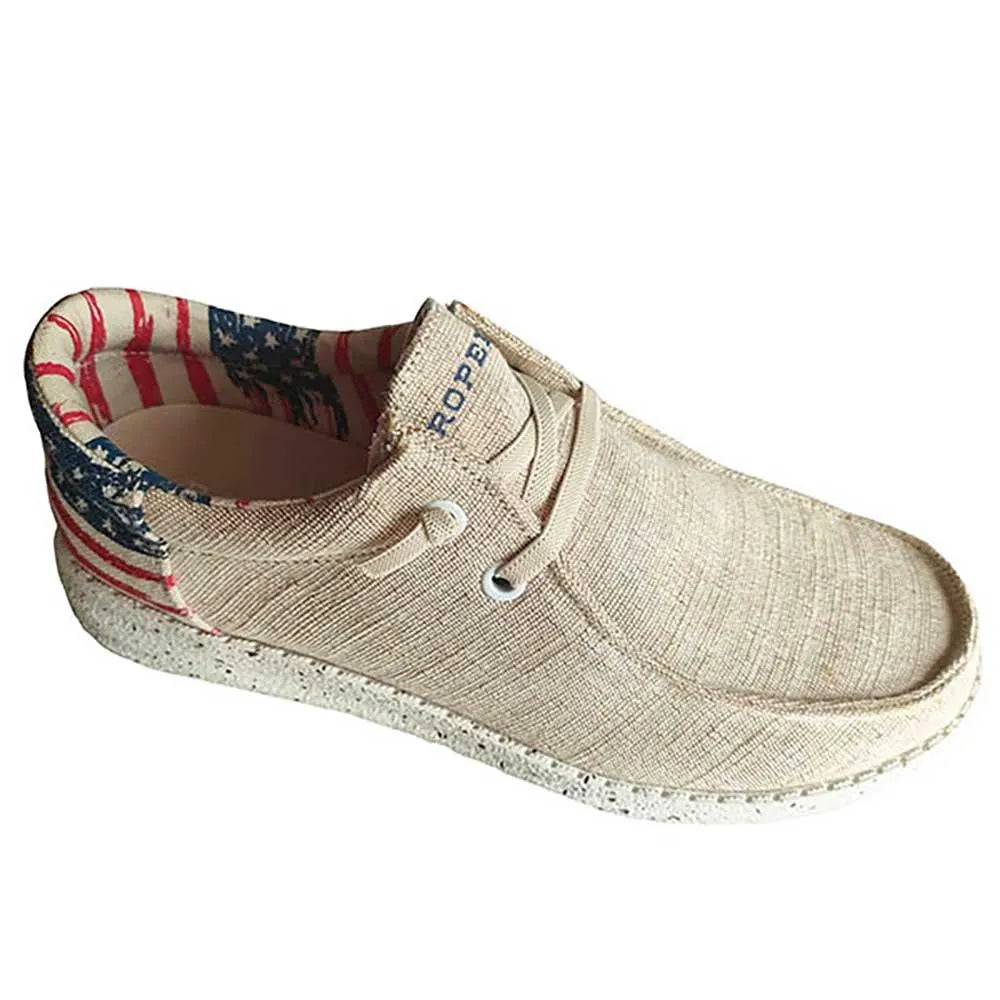 Mocassins Roper Hang Loose American Flag pour femme