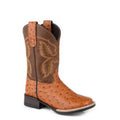 Bottes de cowboy en autruche pour homme Roper Garza (Tan)