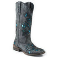 Roper Belle (Noir) - Bottes de cowgirl pour femmes