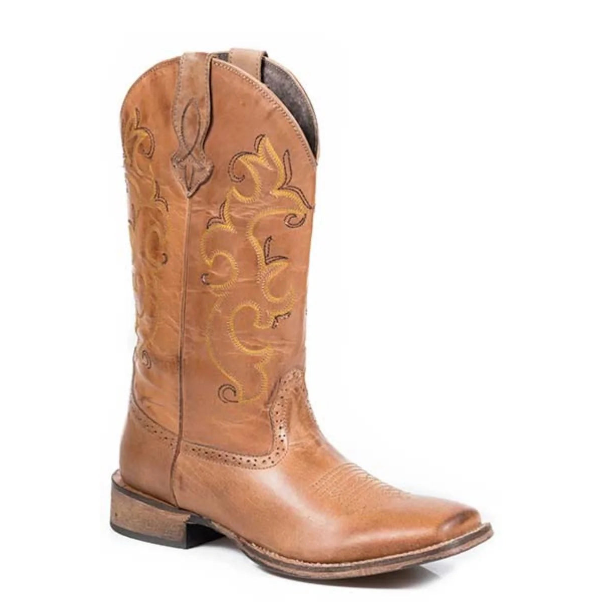 Roper Lindsey (Tan) - Bottes de cowgirl pour femme