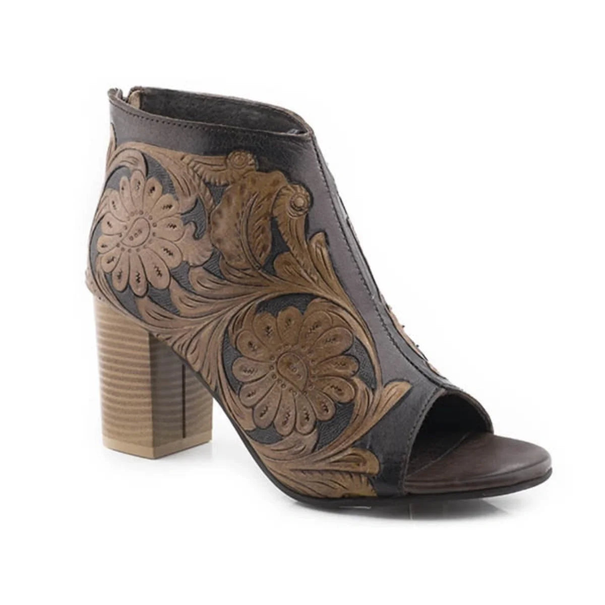Sandales femme Roper Mika Back Zip (Tan)