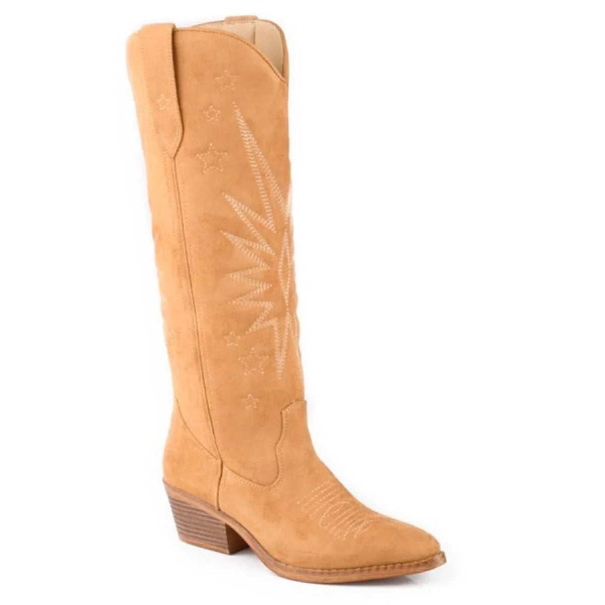 Bottes Cow-girl Roper Starburst (Beige) pour femme