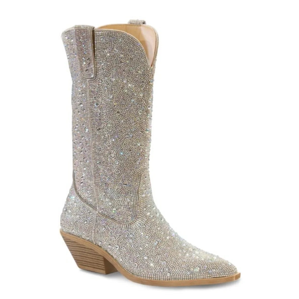 Botte de cow-girl Roper Nettie Crystal (argentée) pour femme