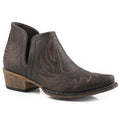Bottes de cowgirl Roper Ava (brun foncé) pour femme
