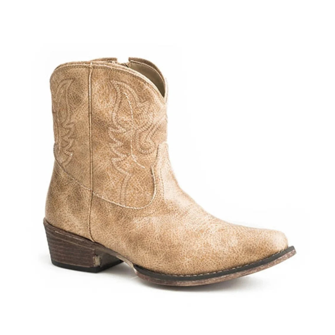 Botte de cowgirl Roper Shay (beige clair) - Femme