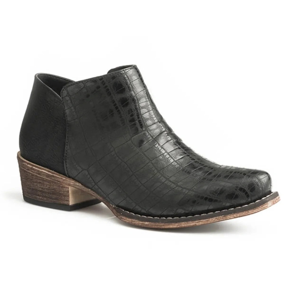 Bottes cow-girl Roper Sofia Caiman (noir) pour femme
