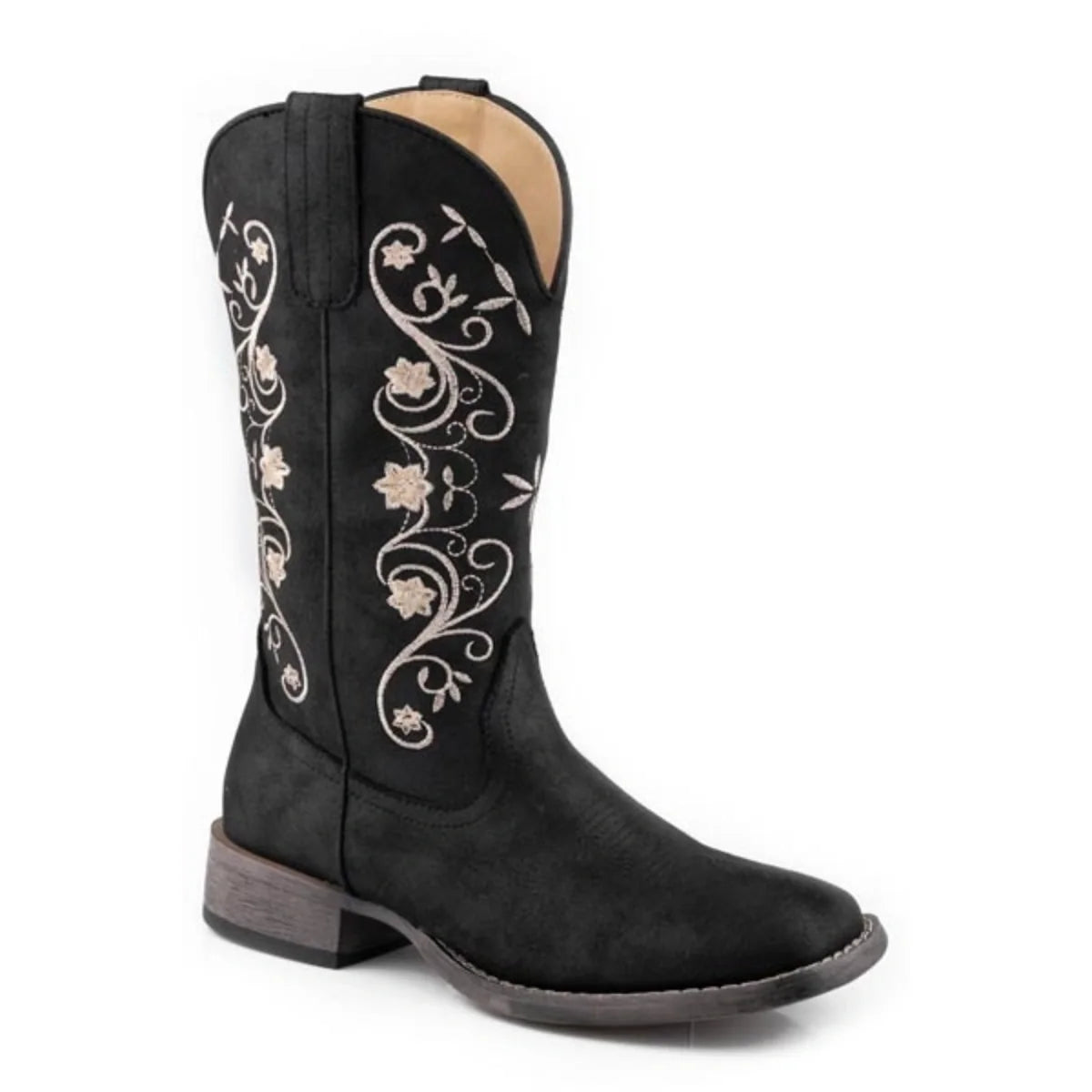 Botte de Cow-girl Roper Bailey (Noire) pour Femme
