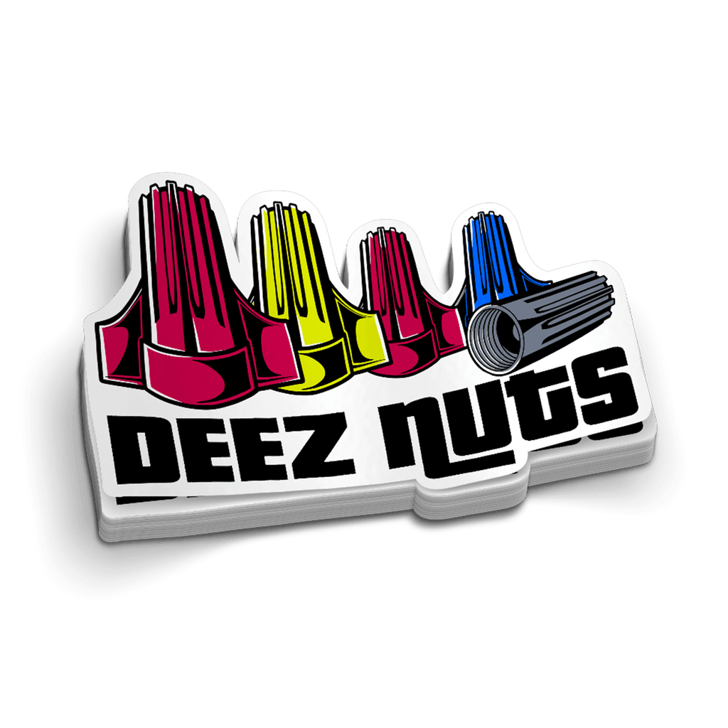 Autocollant de casque de chantier Deez Nuts