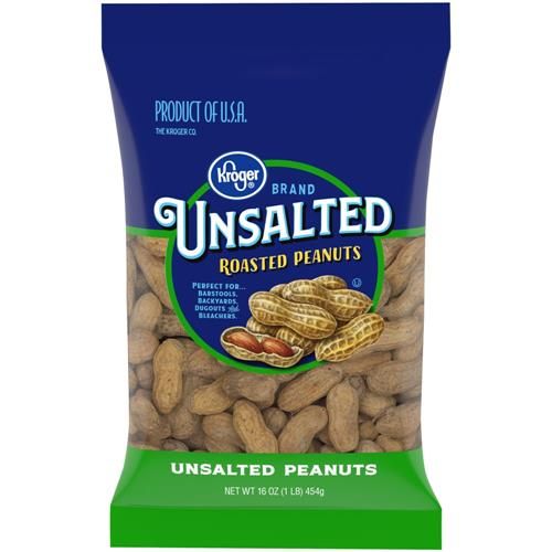 Kroger Cacahuètes non salées en coque 454 g