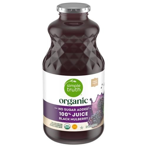 Jus de mûres noires 100 % biologique Simple Truth, sans sucre ajouté, 946 ml
