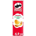 Tuiles de pommes de terre Pringles, collations pour le déjeuner, collations nomades, teneur réduite en matières grasses, boîte de 139 g (1 boîte)