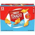 Cheez-It Snap'd Croustilles au fromage, croustilles minces, collations pour le déjeuner, cheddar, crème sure et oignon, boîte de 255 g (12 sachets)