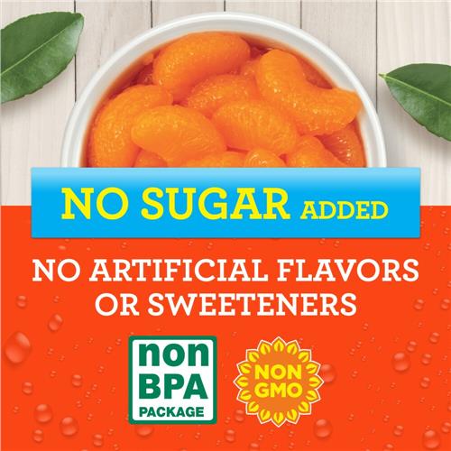 Kroger Mandarin Orange Cups No Sugar Added 8 ct / 4 oz