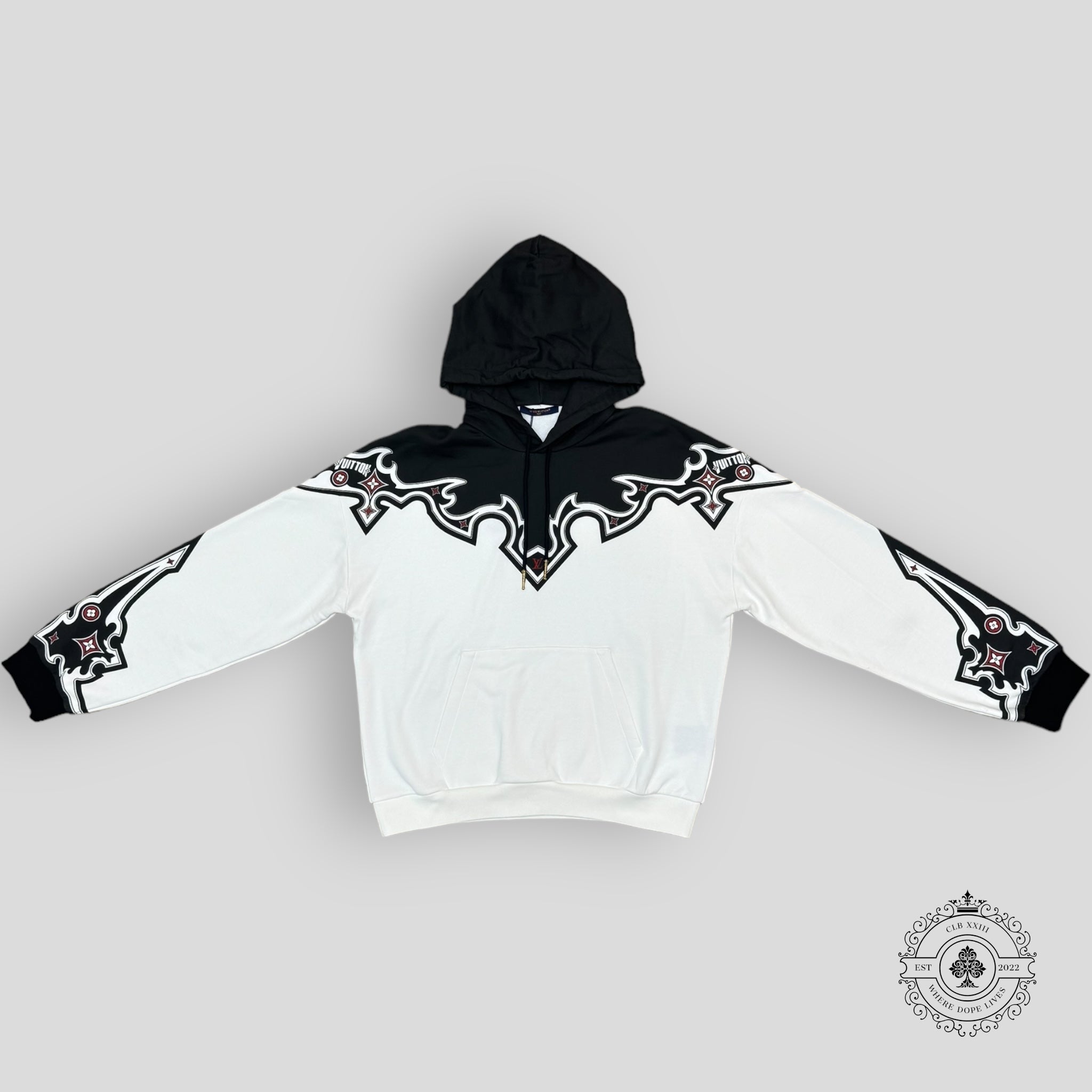 Louis Vuitton Sweat à capuche Rodeo Cut avec franges