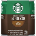 Boisson au café Starbucks Doubleshot Espresso, canettes de 192 ml (paquet de 4)