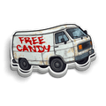 Autocollant de casque de chantier "Free Candy"