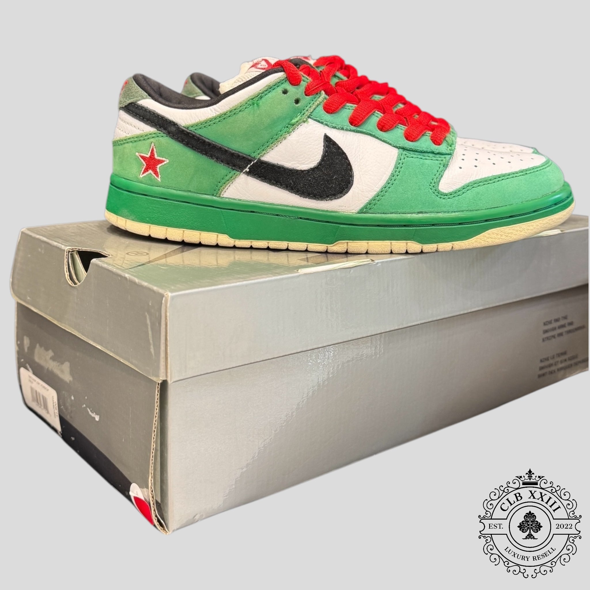NIKE SB DUNK LOW D'OCCASION « HEINEKEN »