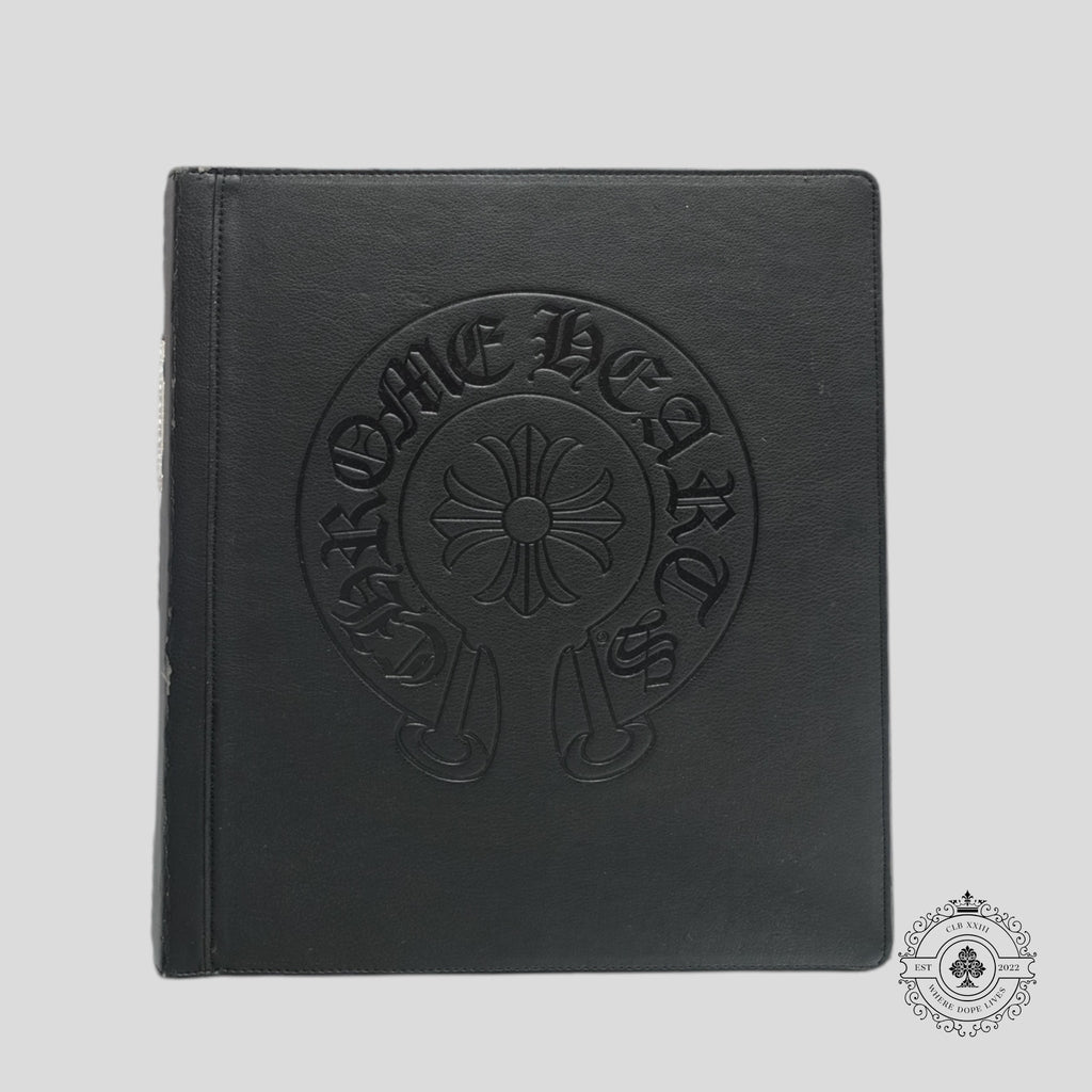 Classeur en cuir fer à cheval Chrome Hearts
