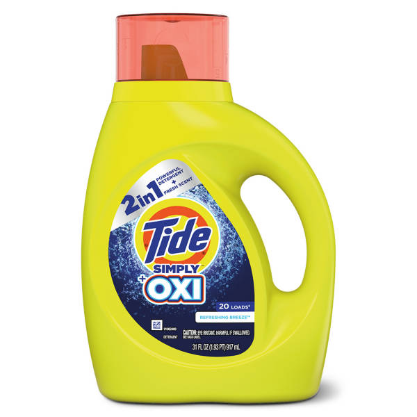 Détergent Tide Simply Plus Oxi, 31 fl oz