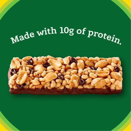 Barres tendres protéinées granola Nature Valley, arachides et chocolat noir, 10 barres, 402 g