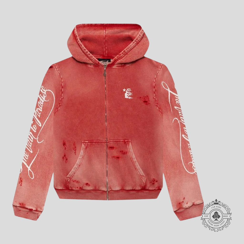 Sweat zippé Hellstar Path To Paradise rouge