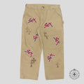 Pantalon cargo Chrome Hearts Sex Records à patchs