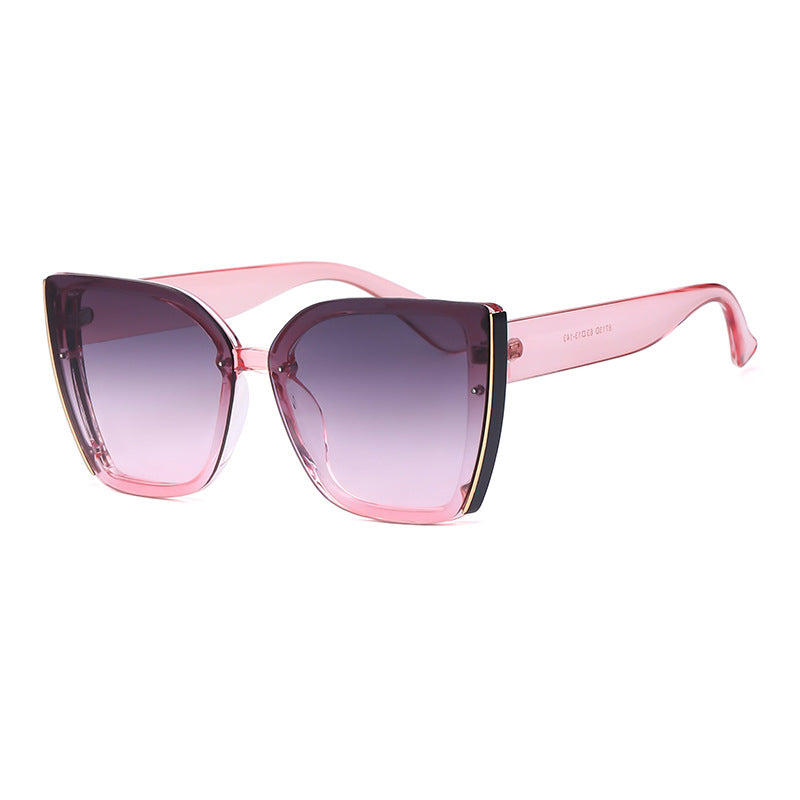 Lunettes de soleil œil-de-chat surdimensionnées pour femmes — Protection UV Tendance