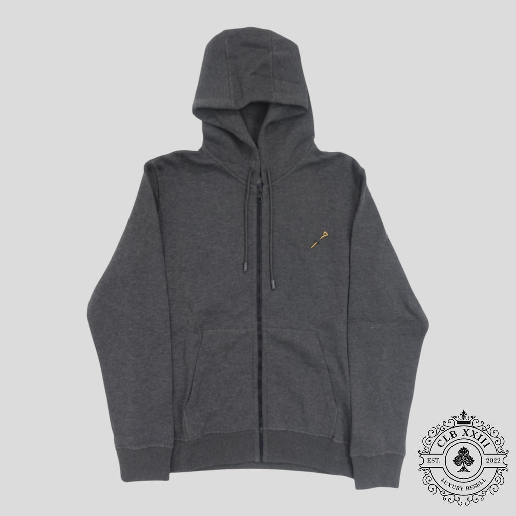 Sweat à capuche en jersey de voyage Double Face Louis Vuitton gris