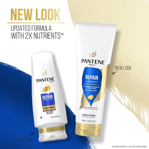 Pantene Pro-V Shampoing Réparateur et Protecteur, 354 ml + Revitalisant, 307 ml